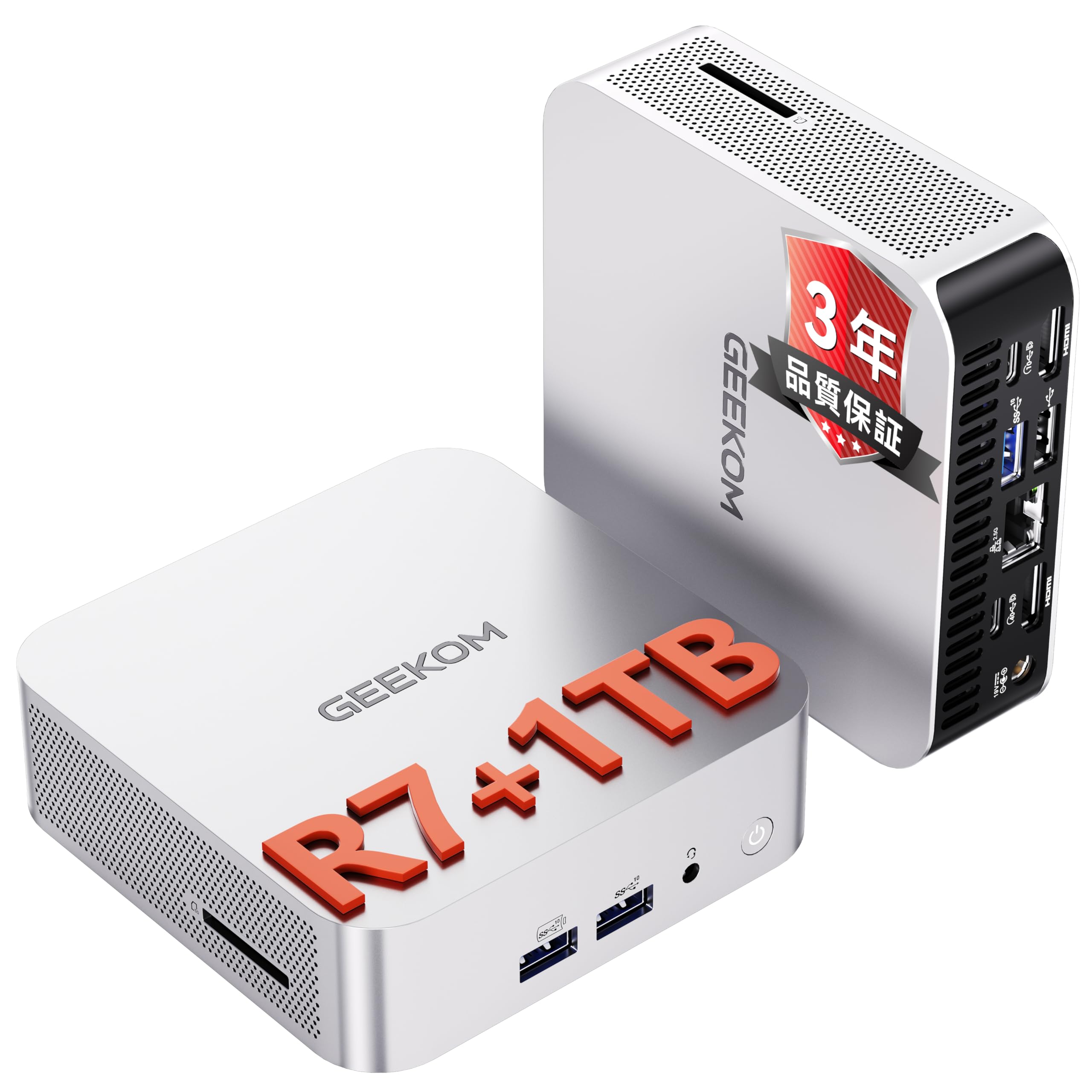 Amazon.co.jp: 【新進化・欧州受賞ミニpc】GEEKOM A6 Ryzen 7 6800
